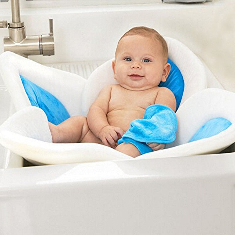 nouveau-né bébé coussin de bain baignoire pliable épanouissement bain fleur  baignoire pour bébé évier épanouissement