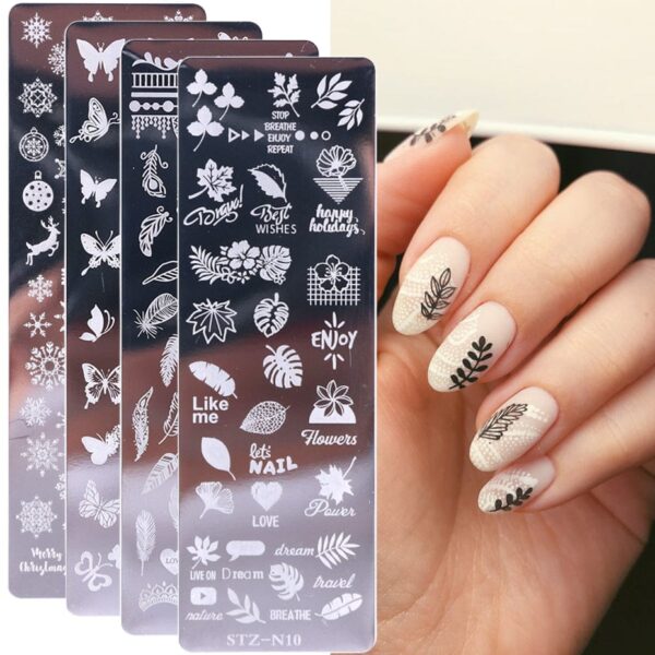 Plaque d'estampage pour ongles : motifs originaux et tendance pour nail art