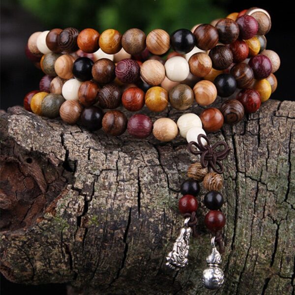 Bracelet mala tibétain - Harmonie spirituelle et bien-être