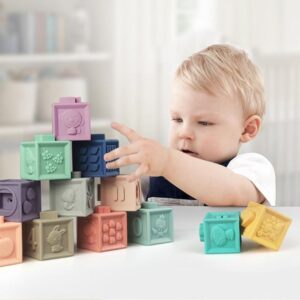 Bloc construction bébé : Jouet éducatif pour développer la créativité et la motricité