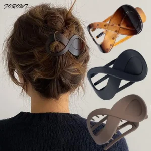 Pince à cheveux en infini à bec de canard - Accessoire capillaire tendance et pratique