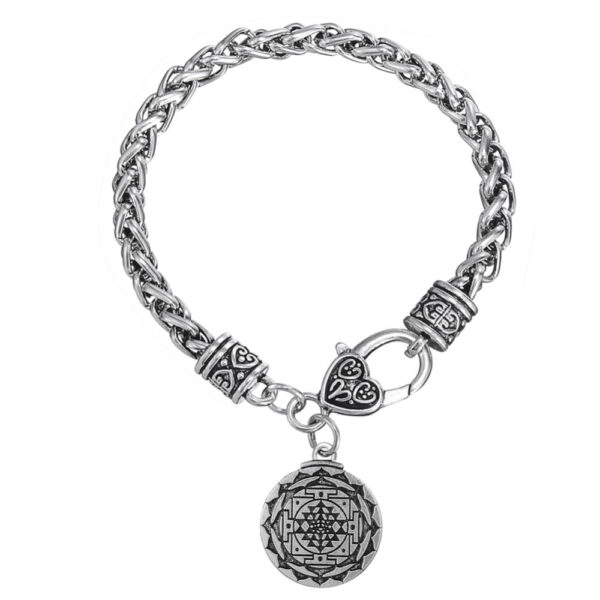 Bracelet d'amulette Sri Yantra - Énergie positive et protection