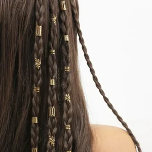 Anneaux pour tresse de cheveux : Accessoires tendance pour coiffures - Achetez maintenant