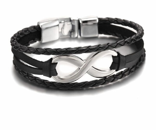 Bracelet cuir homme infini : élégance et style intemporels