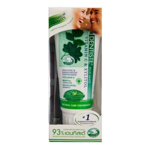 Dentifrice sans fluor et sans SLS 50gr – eucalyptus Clove Salvia Anise Fennel Ratanhia Dentiste Plus White" - Dentifrice naturel sans fluor et SLS, 50gr - Fraîcheur et blancheur avec eucalyptus, clou de girofle, sauge, anis, fenouil et ratanhia