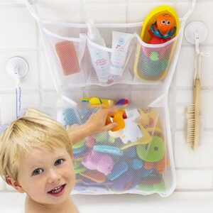 Filet à jouets de bain : Organisation pratique et ludique pour le bain des enfants