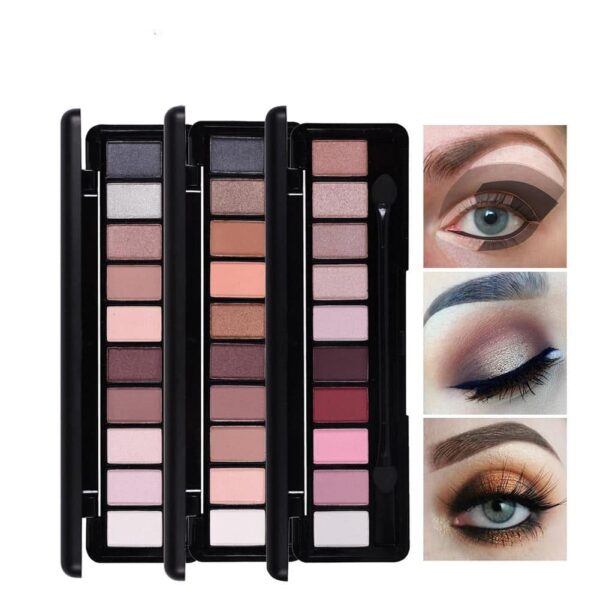 Palette ombres à paupières glamour - Maquillage yeux haut de gamme | Couleurs intenses et longue tenue