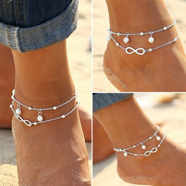 Bracelet de cheville infini - Élégance et style pour sublimer vos pieds