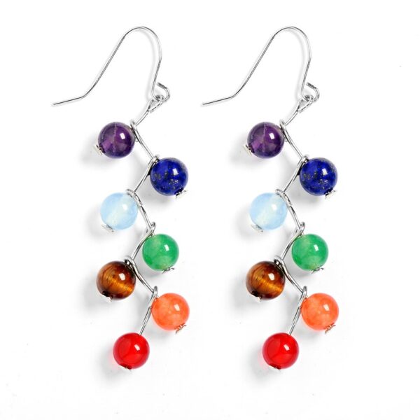 Boucles d'oreilles 7 chakras : Équilibrez votre énergie avec style