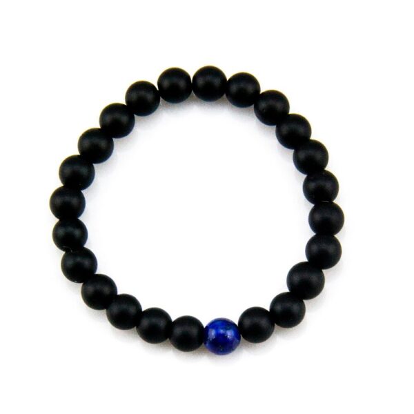 Bracelet en onyx noir - Élégance et style avec pierre naturelle