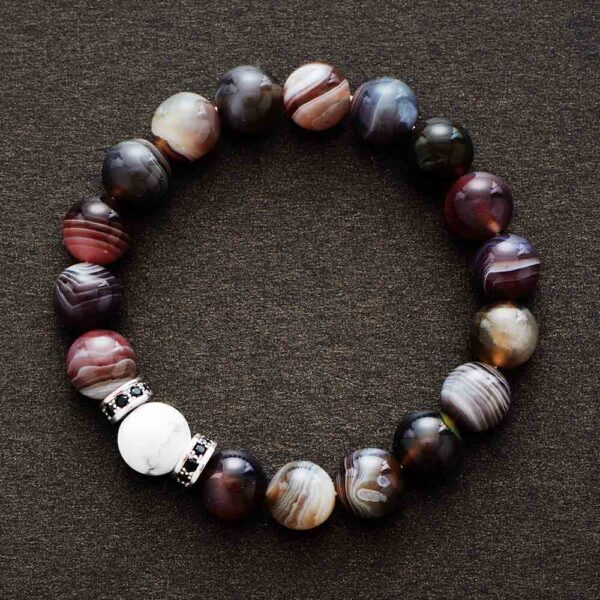 Bracelet en agate naturelle - Bijou élégant et authentique pour sublimer votre style