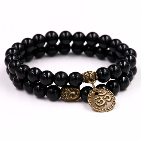 Bracelet homme onyx noir - Élégance et style pour hommes | Achetez maintenant