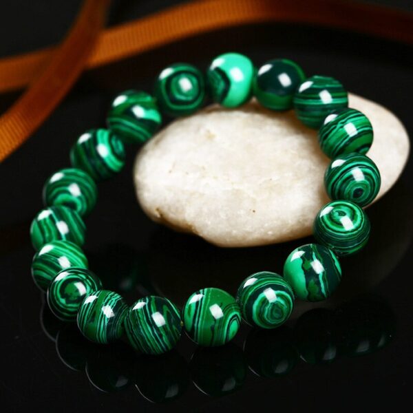 Bracelet malachite - Bijou naturel en pierre, élégant et tendance