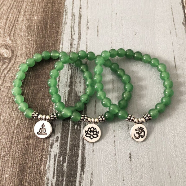 Bracelet Aventurine verte - Bijou naturel pour la chance et la sérénité