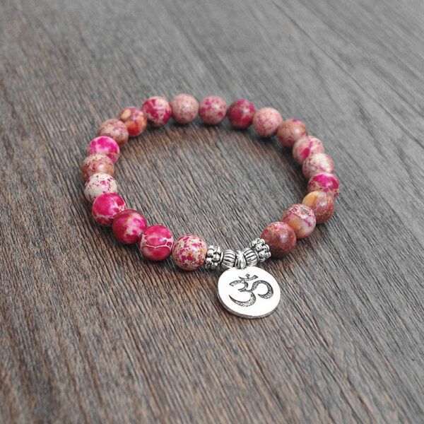 Bracelet en agate rose - Bijou élégant et tendance pour sublimer votre poignet