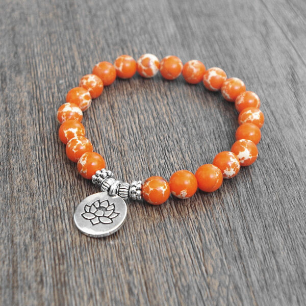 Bracelet calcite orange - Bijou énergisant et élégant | Achetez en ligne maintenant