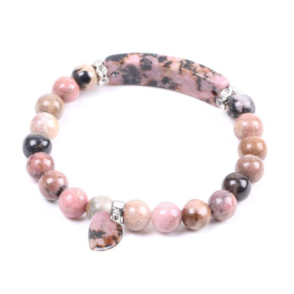 Bracelet pierre rhodonite - Élégance et bien-être avec cette pierre naturelle