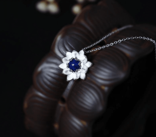 Pendentif en lapis lazuli - Bijou élégant et authentique pour sublimer votre style