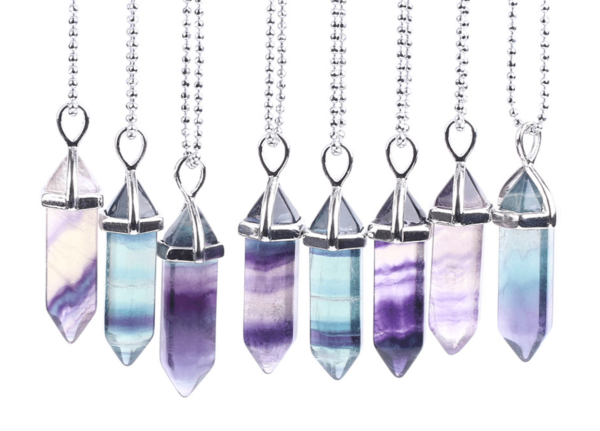 Pendentif en fluorite - Bijou naturel et élégant pour sublimer votre style