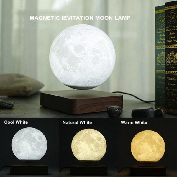 Lampe lune levitation - Éclairage lunaire flottant pour une ambiance magique