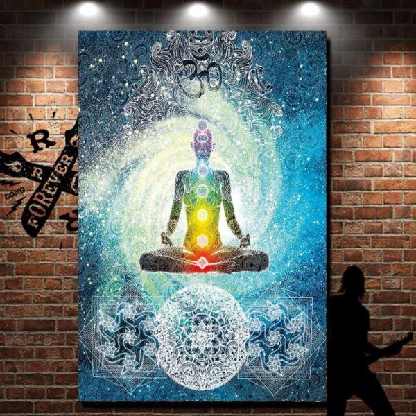 Toile méditation 7 chakras : Harmonisez votre énergie avec style