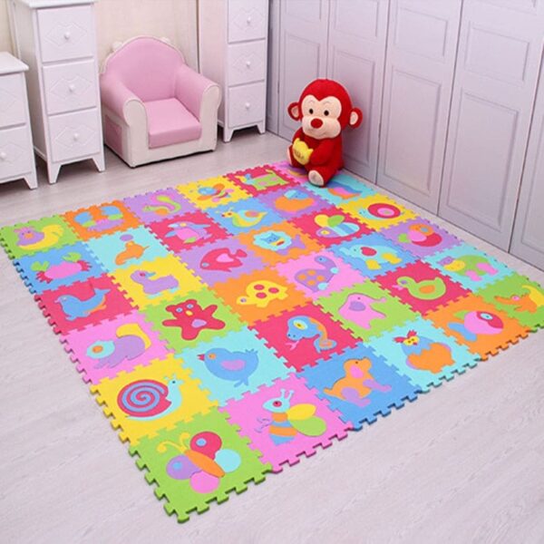 Tapis puzzle bébé non toxique - Sécurité et amusement pour votre enfant