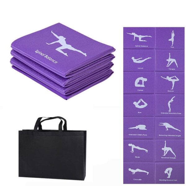 Tapis de yoga de voyage pliable - Pratiquez où vous voulez