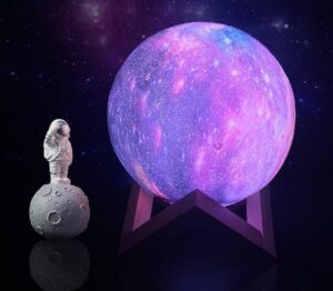 Lampe de chevet lune : ambiance céleste pour une nuit magique