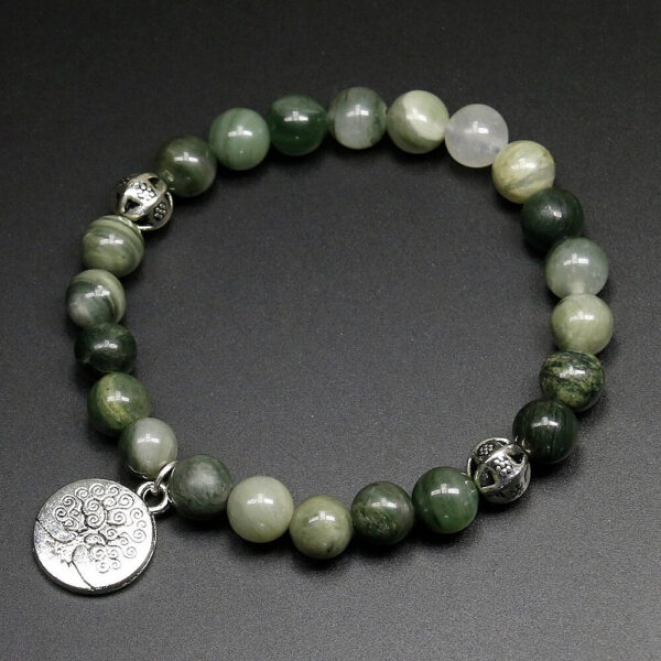 Bracelet onyx vert - Élégance et style avec pierre naturelle