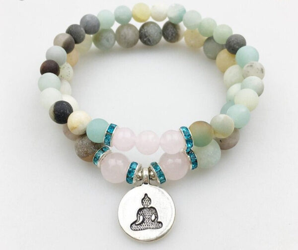 Bracelet perle amazonite - Élégance naturelle et bien-être