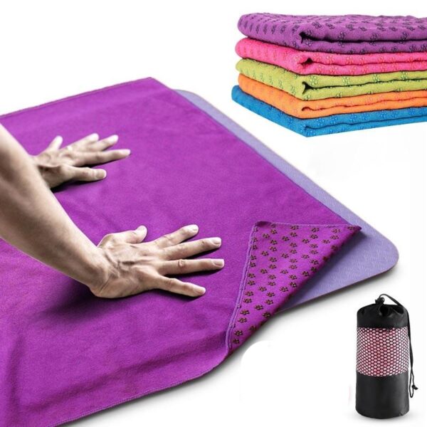 Serviette yoga antidérapante : maximisez votre pratique avec notre produit de qualité