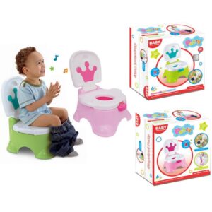 Toilette portable musicale pour bébé - Pratique et ludique pour l'hygiène des tout-petits