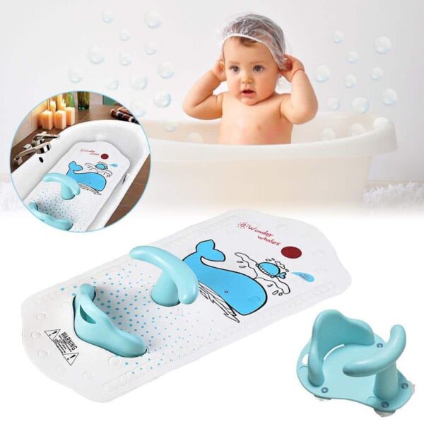 Tapis de bain avec siège bébé - Confort et sécurité pour votre enfant