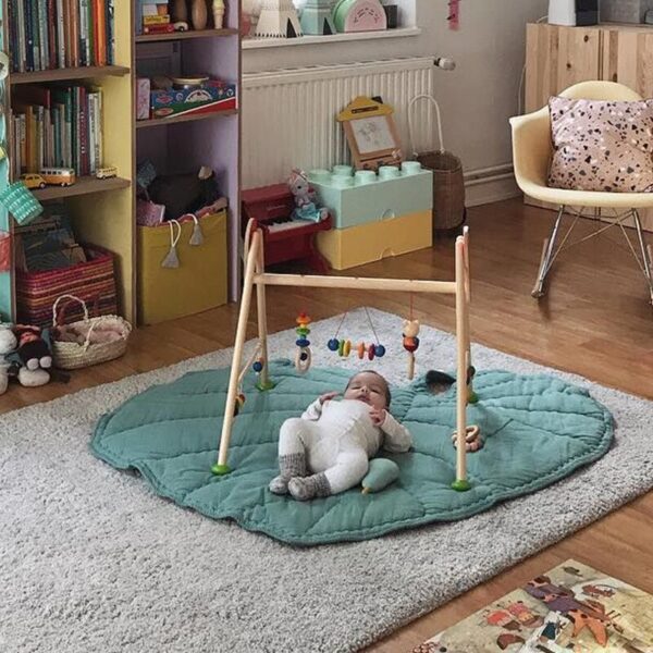 Tapis vert chambre bébé - Confort et style pour votre enfant