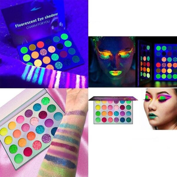 Palette yeux fluo : des couleurs vives pour un regard éclatant