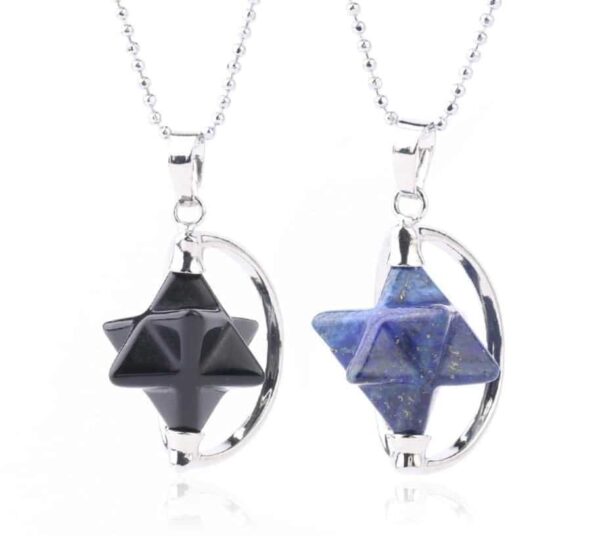 Collier de Merkaba - Bijou spirituel en argent pour énergies positives