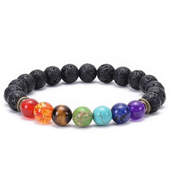 Bracelet 7 Chakras en pierres naturelles - Améliorez votre bien-être énergétique