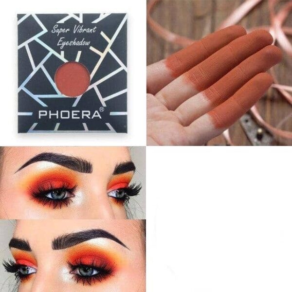 Fard à paupière brun orangé - Maquillage tendance pour les yeux