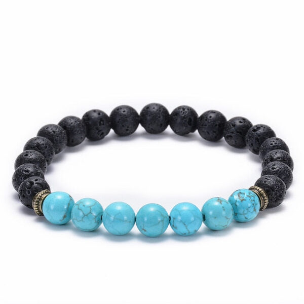 Bracelet perle turquoise - Élégance et charme avec des perles naturelles