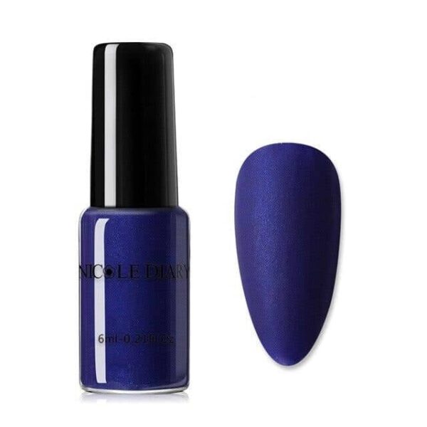 Vernis à ongle bleu foncé - Couleur intense et tendance pour des ongles parfaits