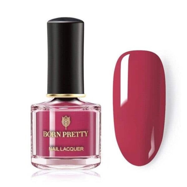 Vernis à ongle framboise - Couleur intense et longue tenue